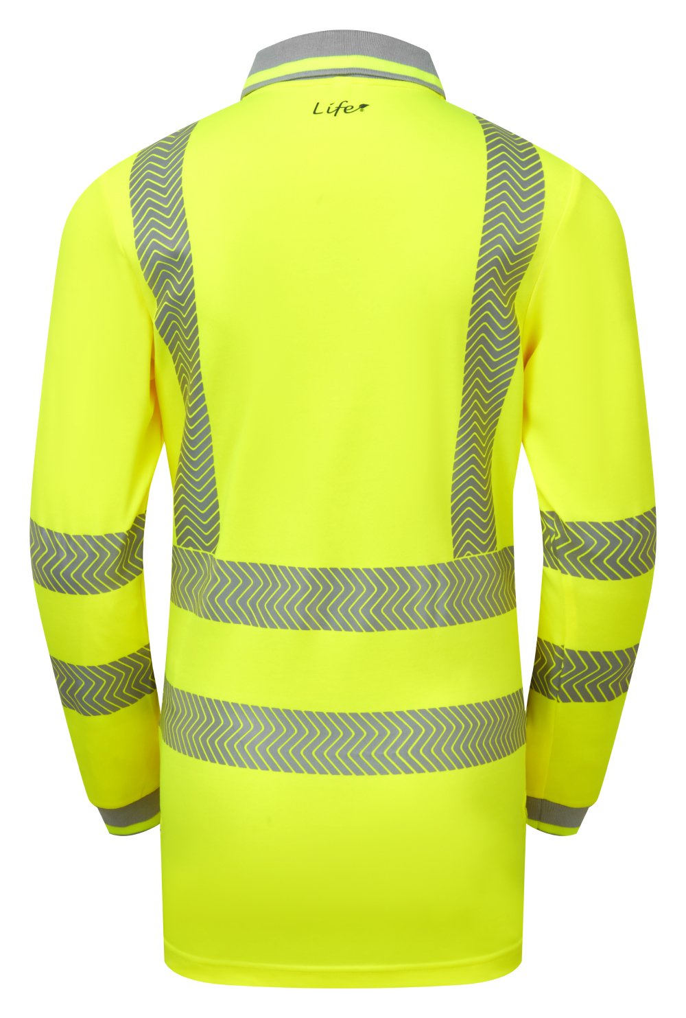 PULSAR&reg; LIFE Women's Hi-Vis Long Sleeve Yellow Polo Shirt