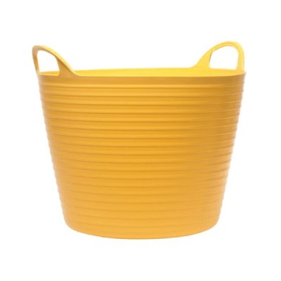 Faithfull 42l H/D Polyethylene Flex Tub Yellow