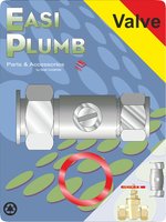 Easi Plumb 1/2" Cu x Fi Straight Pattern Service Valve