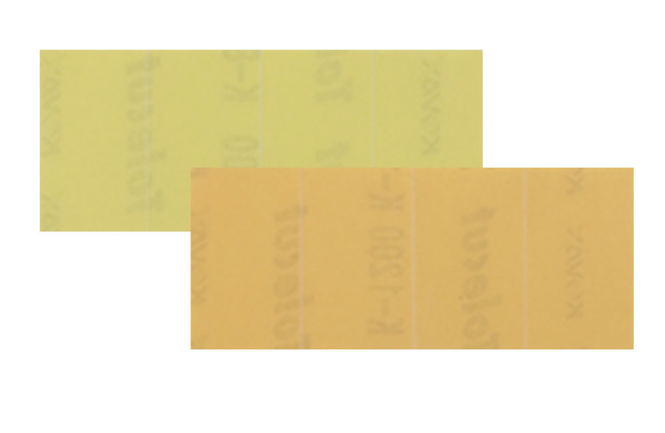 TOLECUT STICK-ON SHEET 70X29mm K800 Yellow - 100PK