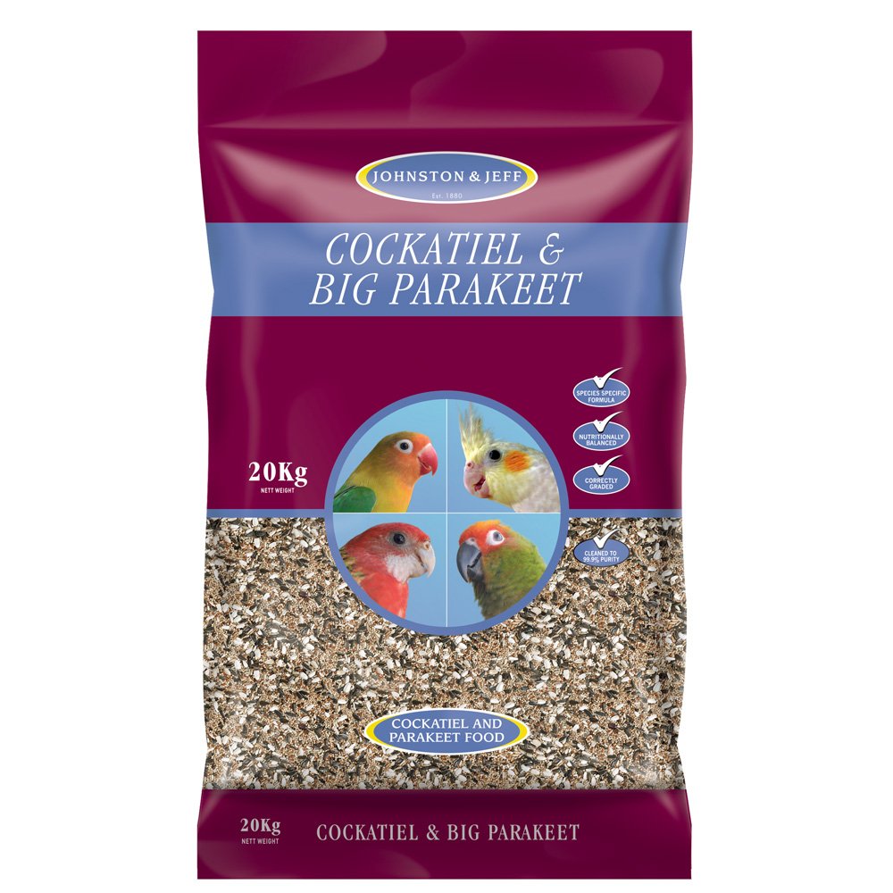 Johnston & Jeff Cockatiel & Big Parakeet 20kg