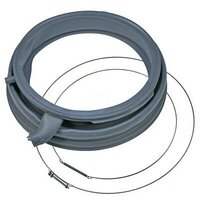 Bosch Neff Siemens WA WM Type Washing Machine Longer Spout Type Grease Resistant Door Seal Boot Gasket Incl 2 x Retaining Clamp Bands Genuine