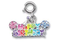 CHARM IT Happy Birthday Charm. (Priced in singles, order in multiples of 6)