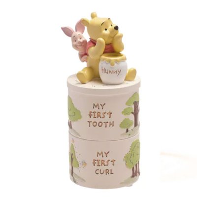 Winnie the Pooh Tooth & Curl Trinket Box Set 1
