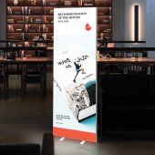 Pixlip POP - First Mobile Backlit Alternative to the Classic Roll-Up - 850 x 2000 x 75mm