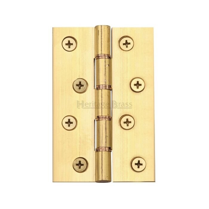 PR88-405-NB - Heritage Brass Hinge Brass With Phosphor Washers 4 x 2 5/8 Natural Brass Finish
