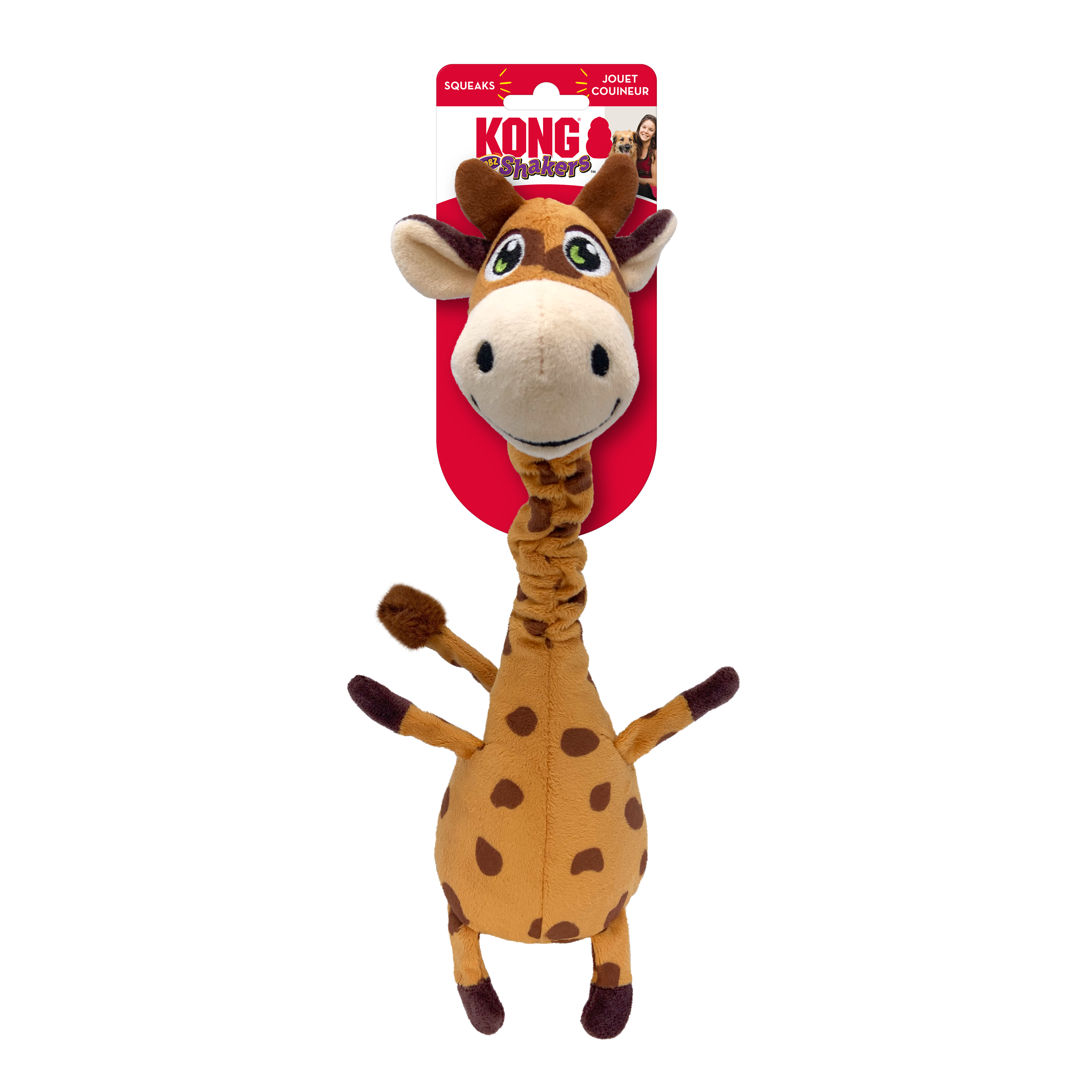 KONG Shakers Bobz Giraffe Medium x 1