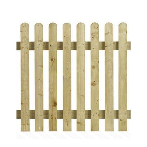 Picket Fence Panel Round Top (1.8M x 1.2M)