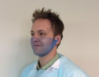 Metal Free Wrapped Beard Nets - Blue One Size