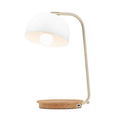 Mercator Jonte Desk Lamp with USB White