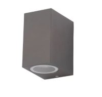 ZINC ZN-31759-ANTH FLEET SQUARE  GU10 UP/DOWN EXTERIOR WALL LIGHT ANTHRACITE