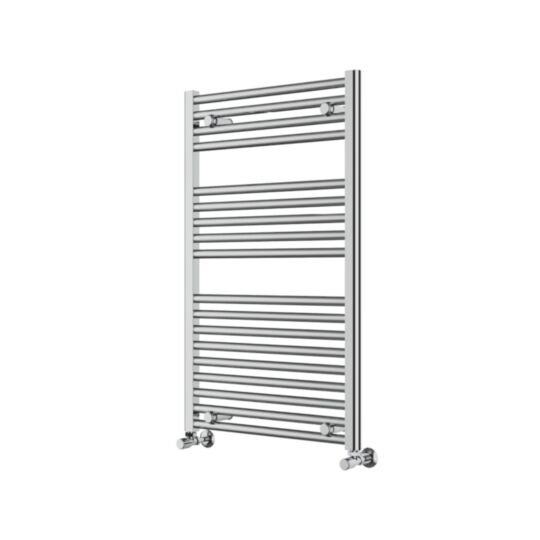 Tucker French 22mm Cross Bar Straight Towel Rail 1200 x 600mm Heating Only Chrome PHGKT120-60CP