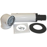 Worcester Bosch Horizontal 890mm High Rise Flue Kit 60/100mm 7733601221