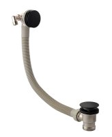 ROUND BATH FILLER MATT BLACK