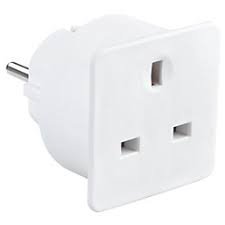 3 Pin to 2 Pin 13A Travel Adaptor