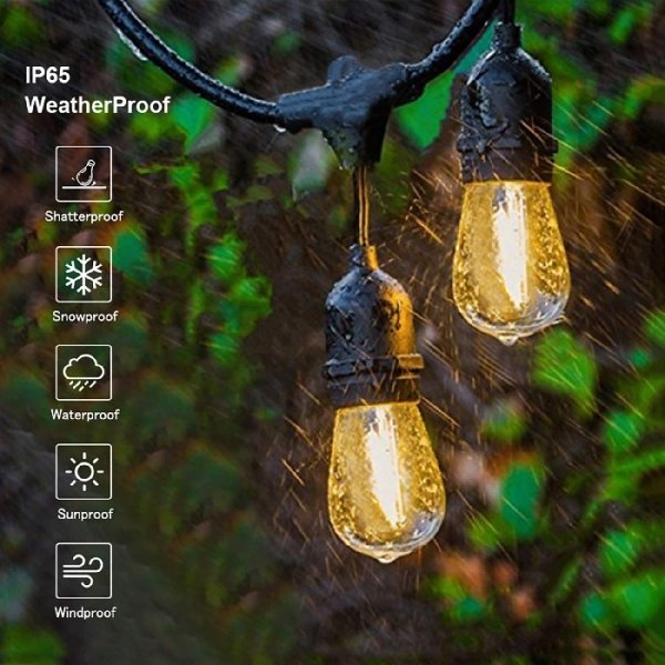 Greenlamp Alfi Festoon Set 15Mtr C/w Lamps