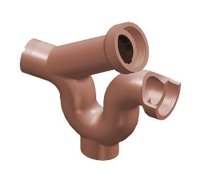 TRADITIONAL SALT GLAZE DRAIN 150mm INTERCEPTOR KRI1/2 (130)