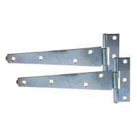 Tee Hinges 250mm (10") Heavy Galvanised Pack of 2
