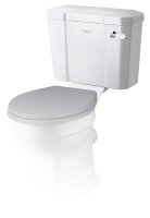 FITZROY CISTERN WITH WHITE CERAMIC LEVER (INC FITTS)