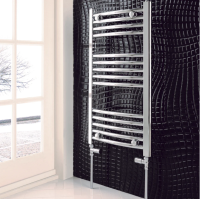 600x800 Eastbrook Chrome Curved Towel Warmer