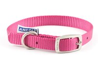Ancol Viva Nylon Buckle Collar 20-26cm Size 1 Pink x 1