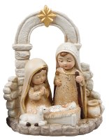 Resin Children's Nativity Set - 5 inch/4 Figures   (89922)