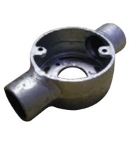 20MM GALVANIZED STRAIGHT THROUGH EXTENSION BOX