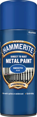 Hammerite Metal Paint Smooth Blue Aerosol 400ml 5092970