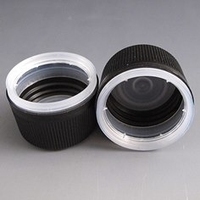 24mm Black Tamper Evident Cap