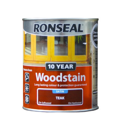 Ronseal 10 Year Woodstain - Teak 2.5L