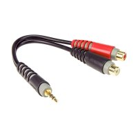 Klotz AYS-4 - 3.5mm Mini Jack - Twin RCA Socket