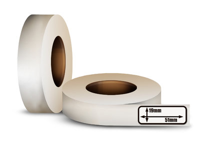 Compatible Dymo S0722550 11355 White 19mm x 51mm 500pcs Pack of 10