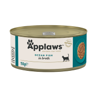 Applaws Cat Can - Ocean Fish in Broth 156g x 24