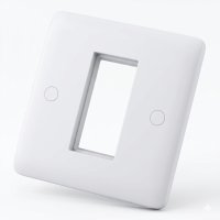 Slim Line Euro Plate 1 Gang 1 Module 