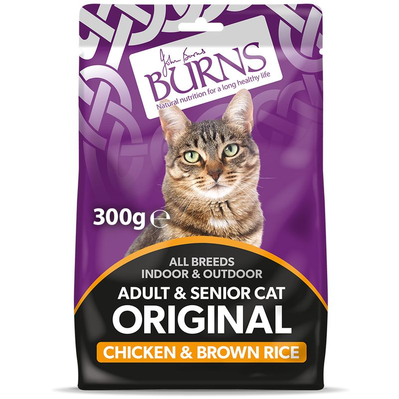 Burns Adult Cat Original Chicken and Brown Rice Dry Food 1.5kg