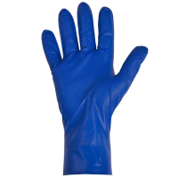 Bodytech Fish Scale Blue Nitrile PF Gloves, 500/Case