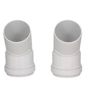 45 Deg bend for Plume Kit White (x 2 Pack)