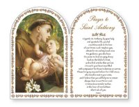 Wood Plaque/Saint Anthony   (35703)