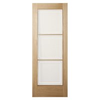 Carrera Glazed Oak Frosted With Clear Border