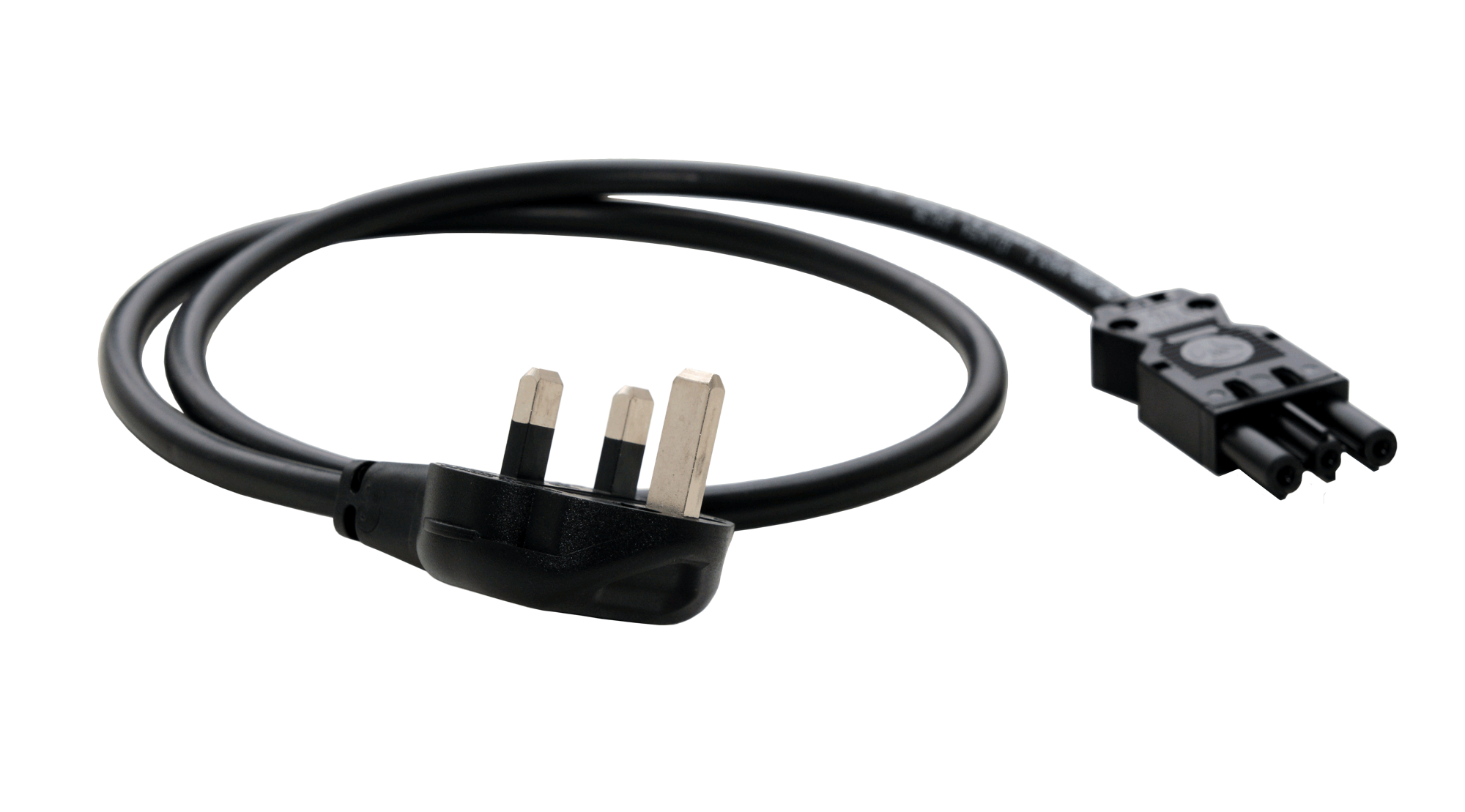 CMD 5m Starter Mains Cable GST 3pole Wieland to 13a Plug Black