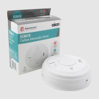 CARBON MONOXIDE  ALARM, 3000 SERIES, MAINS POWERED WITH 10 YEAR RECHARGEABLE LITHIUM BATTERY BACK UP, EASI-FIT BASE.