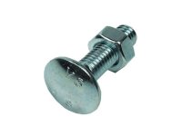 Cup Square Bolt M10 x 140mm BZP Din 603 incl Nut
