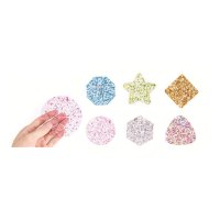 Glitter Acrylic Shapes (6 pieces)