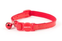Ancol Gloss Reflective Cat Collar - Red x 3