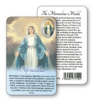 Prayer Card/Picture/Miraculous   (71710)