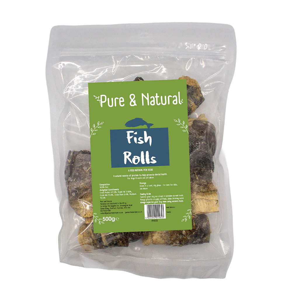 Pure & Natural Whitefish Rolls 500gm