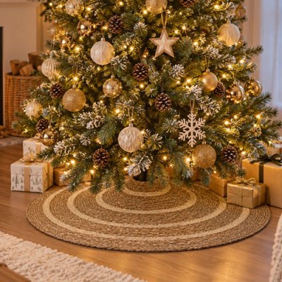 Seagrass Christmas Tree Sprial Mat 120cm