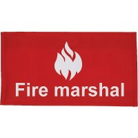 FIRE MARSHAL ARMBAND RED