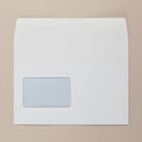 River Series White Window Envelopes Wallet, 80 gsm, 1000/Box