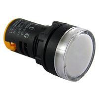 AD56DS-W-230 | White Standard LED Pilot Lamp 22.5mm 230VAC/DC AD22-W230